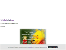 Tablet Screenshot of malladelicious.blogg.se