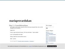 Tablet Screenshot of mariaprovardukan.blogg.se