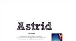 Desktop Screenshot of coolaastrid.blogg.se