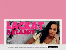 Tablet Screenshot of lackatochklaart.blogg.se