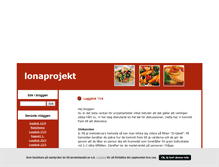 Tablet Screenshot of lonaprojekt.blogg.se