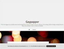 Tablet Screenshot of gaypappor.blogg.se