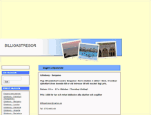 Tablet Screenshot of billigastresor.blogg.se