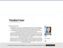 Tablet Screenshot of matildaviolet.blogg.se