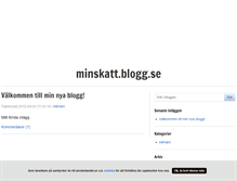 Tablet Screenshot of minskatt.blogg.se