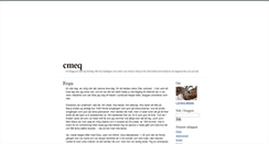 Desktop Screenshot of cmeq.blogg.se