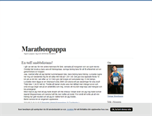 Tablet Screenshot of marathonpappa.blogg.se