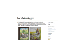 Desktop Screenshot of barnboksbloggen.blogg.se
