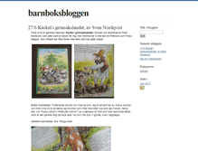 Tablet Screenshot of barnboksbloggen.blogg.se
