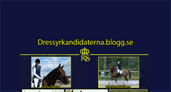 Desktop Screenshot of dressyrkandidaterna.blogg.se