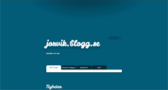 Desktop Screenshot of jorvik.blogg.se