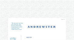 Desktop Screenshot of andrewster.blogg.se