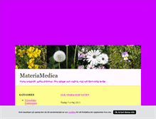 Tablet Screenshot of materiamedica.blogg.se