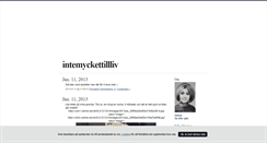 Desktop Screenshot of intemyckettillliv.blogg.se