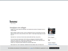 Tablet Screenshot of hmmc.blogg.se