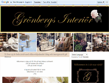 Tablet Screenshot of gronbergsinterior.blogg.se