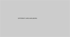 Desktop Screenshot of differentcars.blogg.se