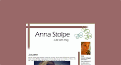 Desktop Screenshot of annastolpe.blogg.se