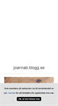 Mobile Screenshot of joannab.blogg.se