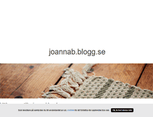 Tablet Screenshot of joannab.blogg.se