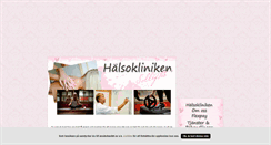 Desktop Screenshot of halsokliniken.blogg.se