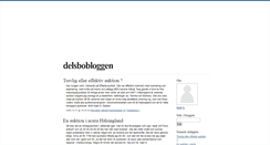 Desktop Screenshot of delsbobloggen.blogg.se