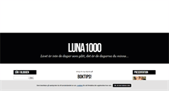 Desktop Screenshot of luna1000.blogg.se