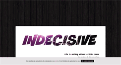 Desktop Screenshot of indecicive.blogg.se