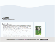 Tablet Screenshot of josefinusa.blogg.se