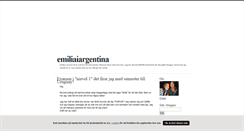 Desktop Screenshot of emiliaiargentina.blogg.se