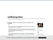 Tablet Screenshot of emiliaiargentina.blogg.se