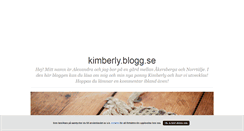 Desktop Screenshot of kimberly.blogg.se