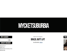 Tablet Screenshot of mycketsuburbia.blogg.se