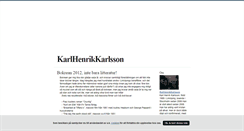 Desktop Screenshot of karlhenrikkarlsson.blogg.se