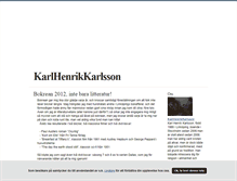 Tablet Screenshot of karlhenrikkarlsson.blogg.se