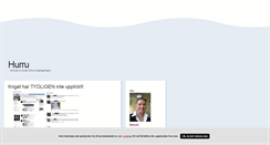 Desktop Screenshot of hurru.blogg.se