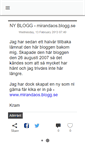 Mobile Screenshot of miirre.blogg.se