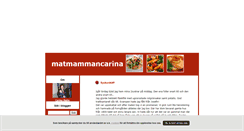 Desktop Screenshot of matmammancarina.blogg.se