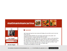 Tablet Screenshot of matmammancarina.blogg.se