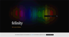 Desktop Screenshot of felinity.blogg.se