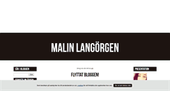 Desktop Screenshot of malinlangorgen.blogg.se