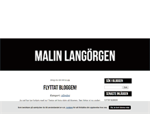 Tablet Screenshot of malinlangorgen.blogg.se