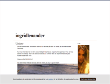 Tablet Screenshot of ingridlenander.blogg.se