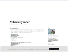 Tablet Screenshot of mikaelalyander.blogg.se