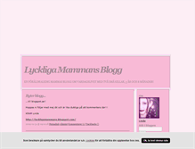 Tablet Screenshot of lyckligamammans.blogg.se