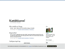 Tablet Screenshot of kattalskaren.blogg.se