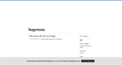 Desktop Screenshot of hugorosas.blogg.se