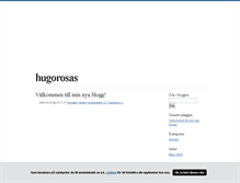 Tablet Screenshot of hugorosas.blogg.se