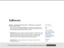 Tablet Screenshot of halloween.blogg.se