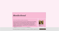 Desktop Screenshot of blondinahmed.blogg.se